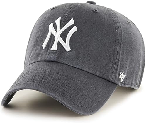 47 Brand MLB Charcoal Team Color Primary Logo Clean Up Adjustable